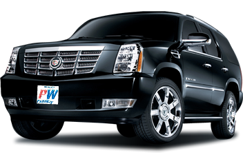 Black luxury SUV for VIP group transportation in Lawrenceville